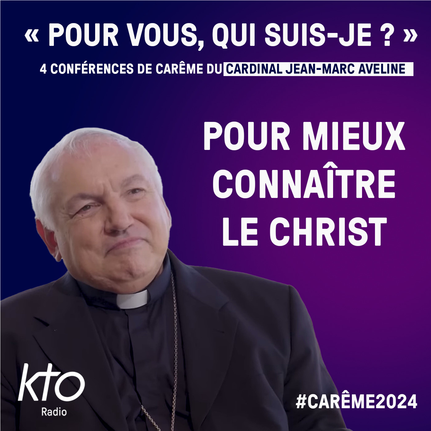 Conférence de Carême du cardinal Jean-Marc Aveline 2024 : « Pour vous, qui suis-je ? » (2/4) episode artwork