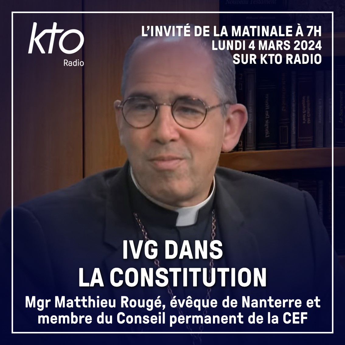 Mgr Matthieu Rougé, évêque de Nanterre et membre du Conseil permanent de la CEF episode artwork