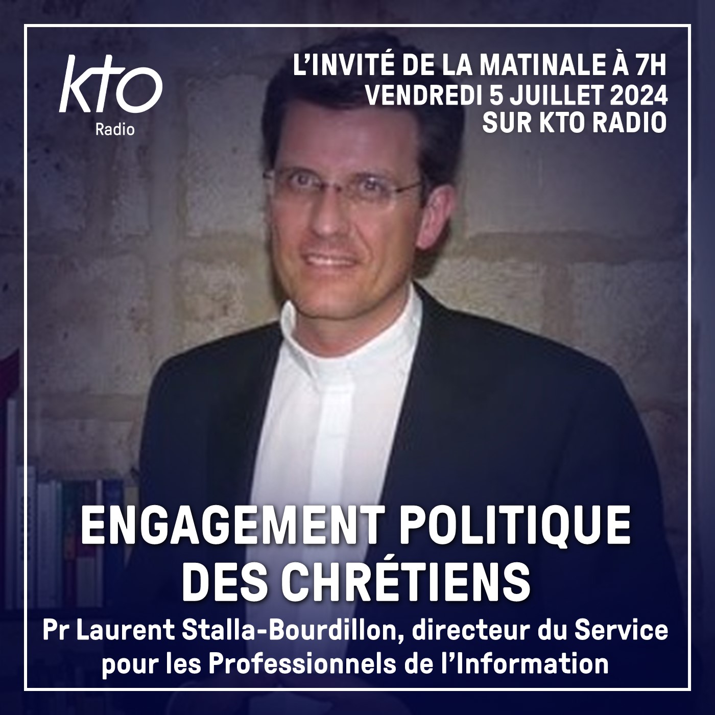 Père Laurent Stalla-Bourdillon, directeur du Service pour les Professionnels de l’Information du dio episode artwork