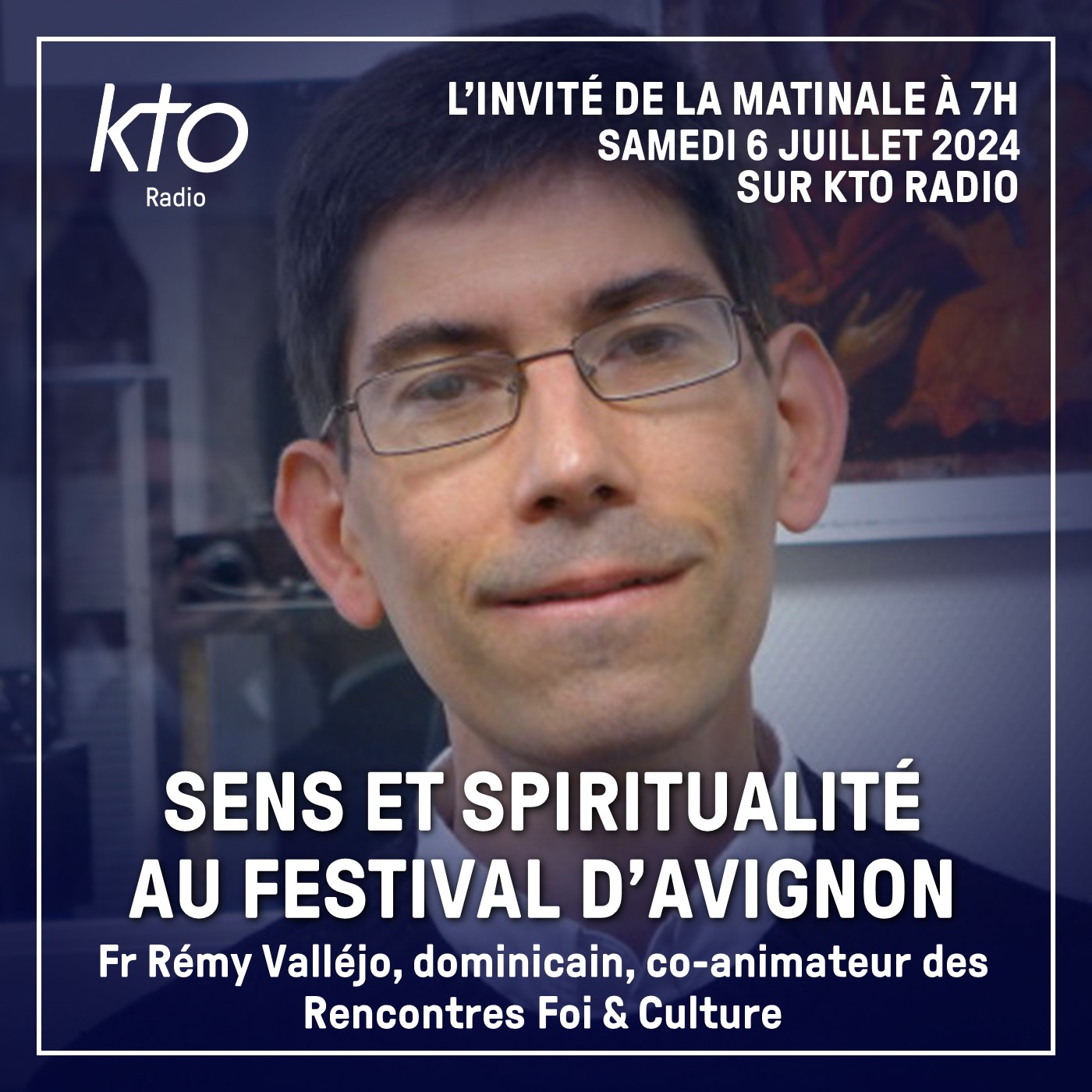 Fr Rémy Vallejo, dominicain, co-animateur des Rencontres Foi &amp; Culture au Festival d’Avignon episode artwork