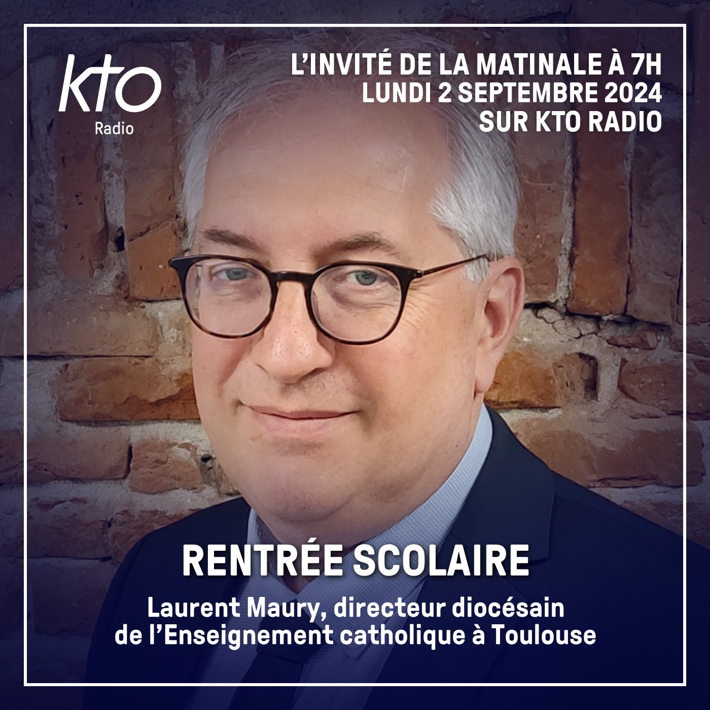 Laurent Maury, directeur diocésain de l’Enseignement catholique à Toulouse episode artwork