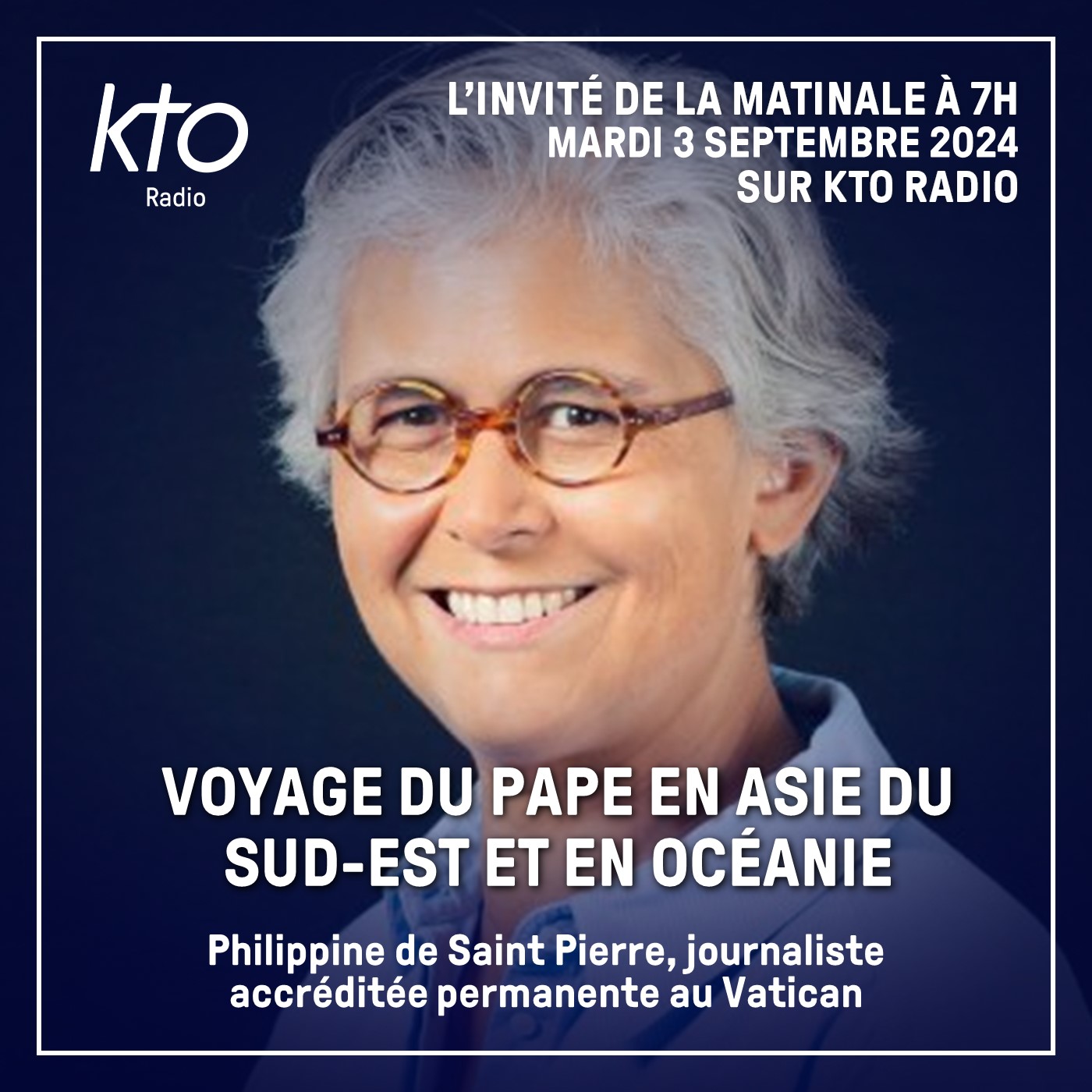 Philippine de Saint Pierre, journaliste accréditée permanente au Vatican episode artwork