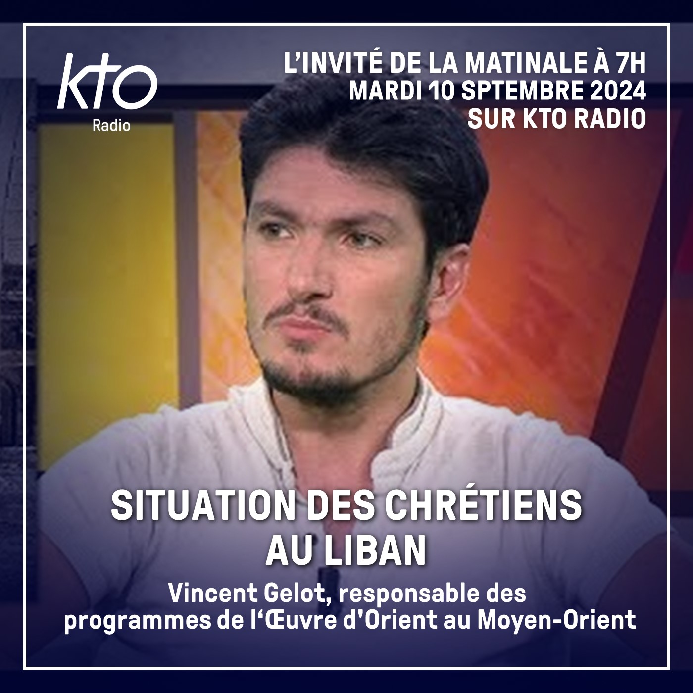 Vincent Gelot, responsable des programmes de l’OEuvre d’Orient au Moyen-Orient episode artwork