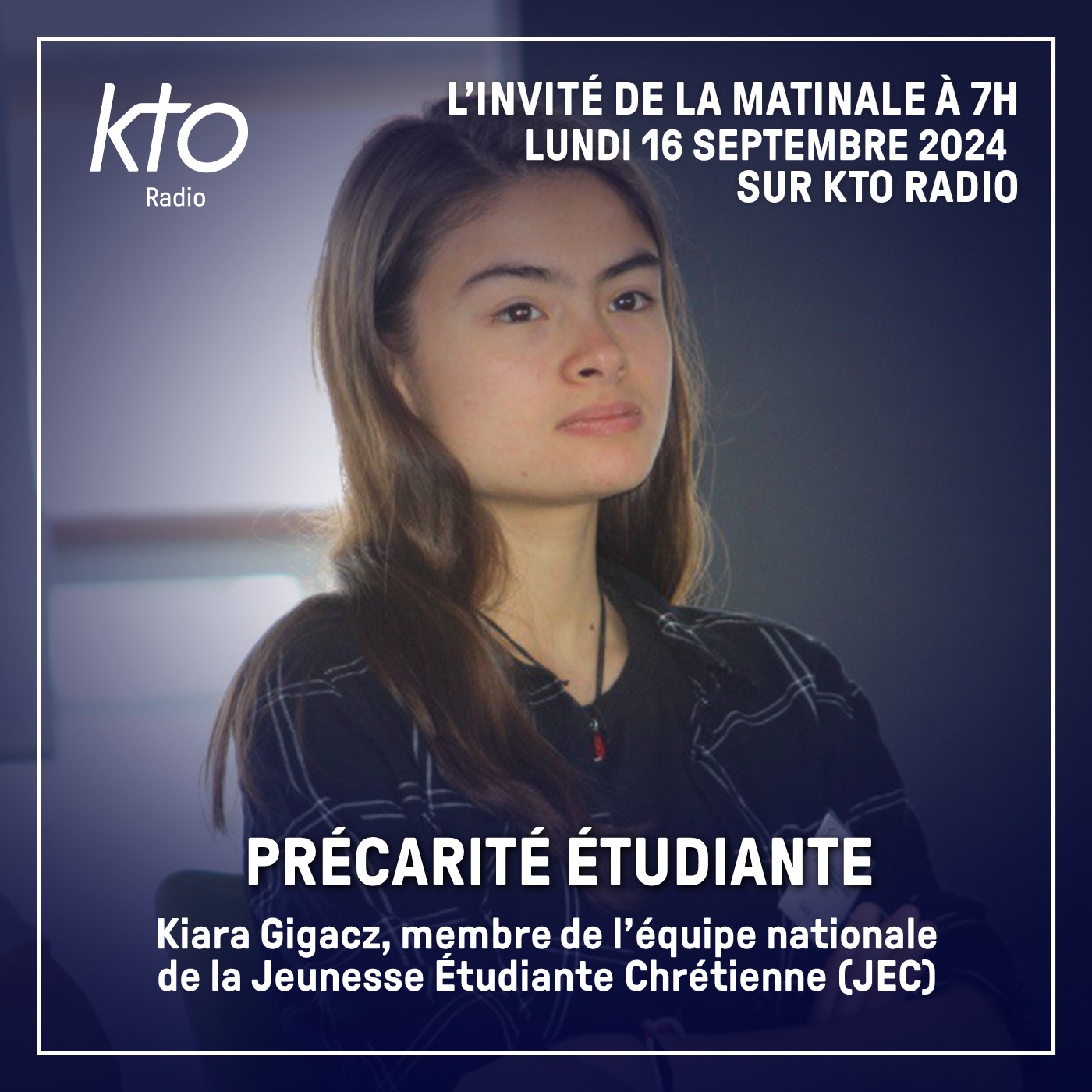 Kiara Gigacz, membre de l’équipe nationale de la Jeunesse Etudiante Chrétienne (JEC) episode artwork
