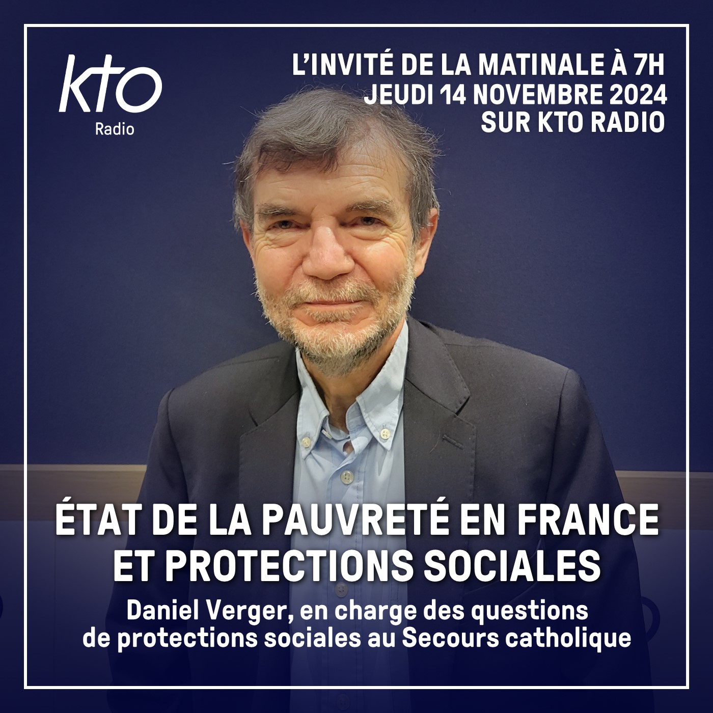 Daniel Verger, en charge des questions de protections sociales au Secours catholique episode artwork