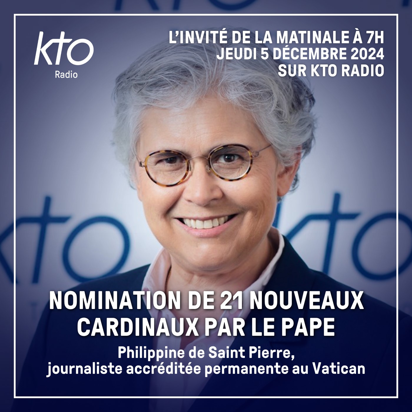 Philippine de Saint Pierre, journaliste accréditée permanente au Vatican episode artwork