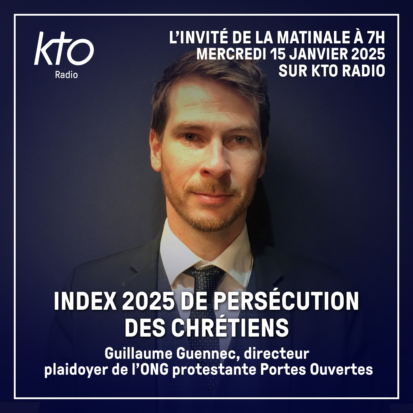 Guillaume Guennec, directeur plaidoyer de l’ONG Portes Ouvertes episode artwork