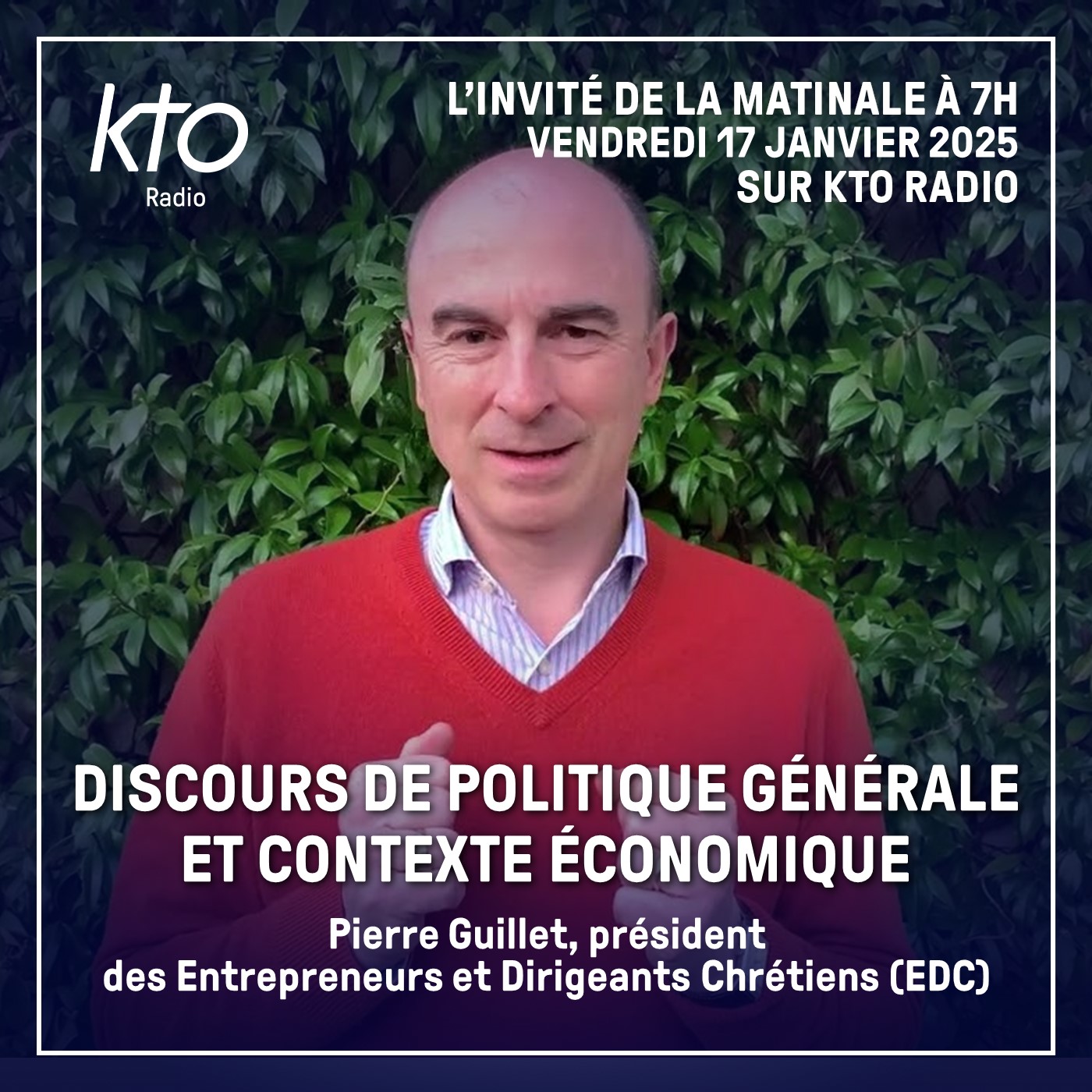 Pierre Guillet, président des Entrepeneurs et Dirigeants Chrétiens (EDC) episode artwork