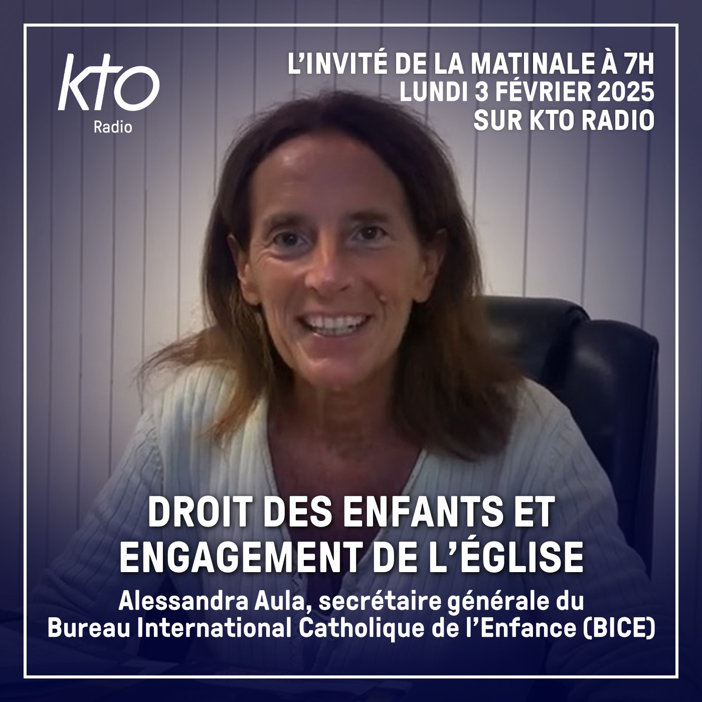 Alessandra Aula, secrétaire générale du Bureau International Catholique de l’Enfance (BICE) episode artwork