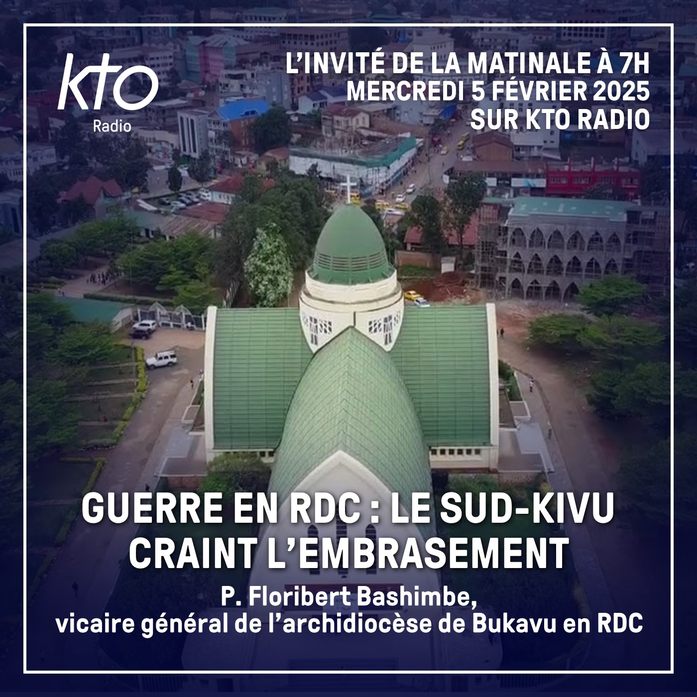 P. Floribert Bashimbe, vicaire général de l’archidiocèse de Bukavu (RDC) episode artwork