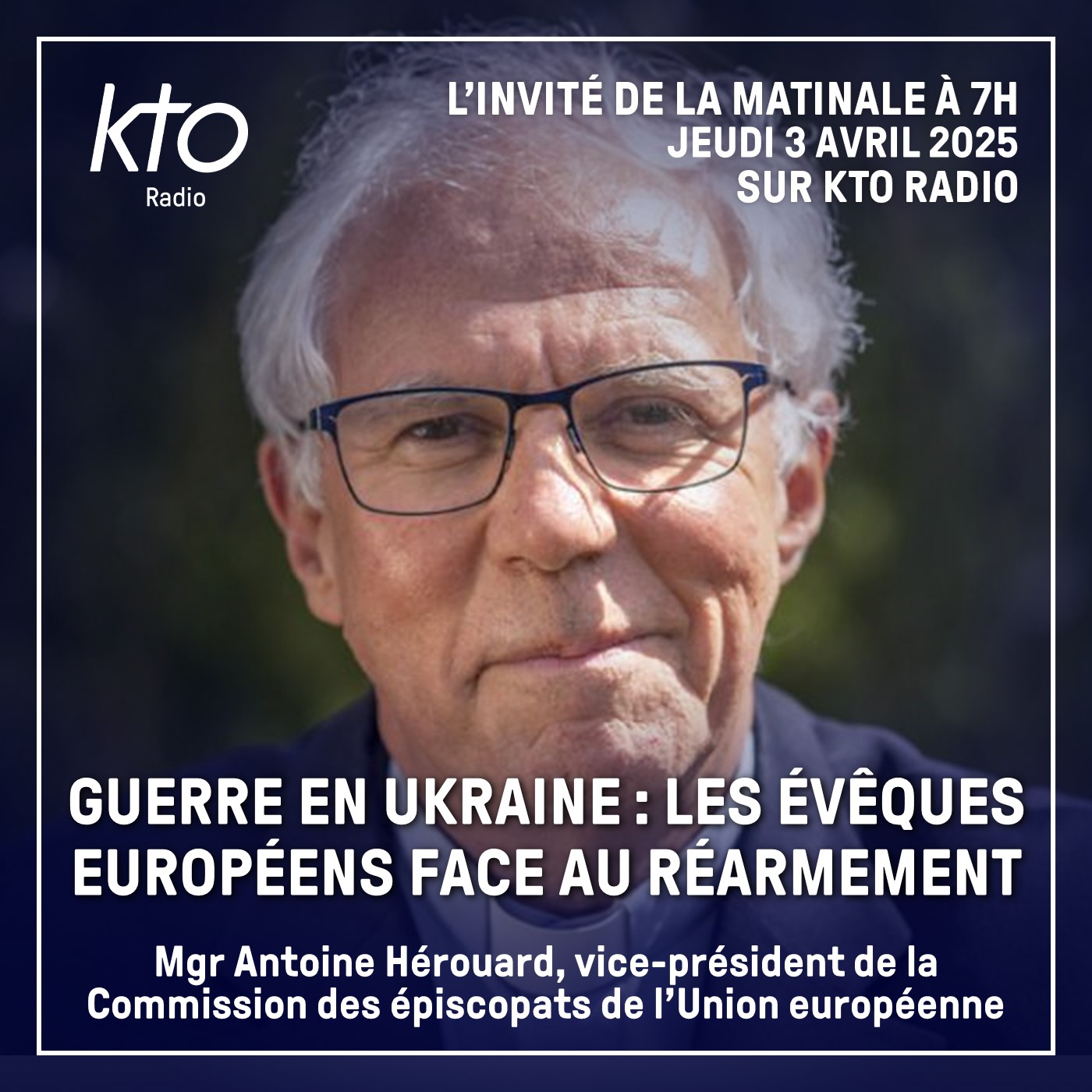 Guerre en Ukraine : Les évêques européens face au réarmement episode artwork