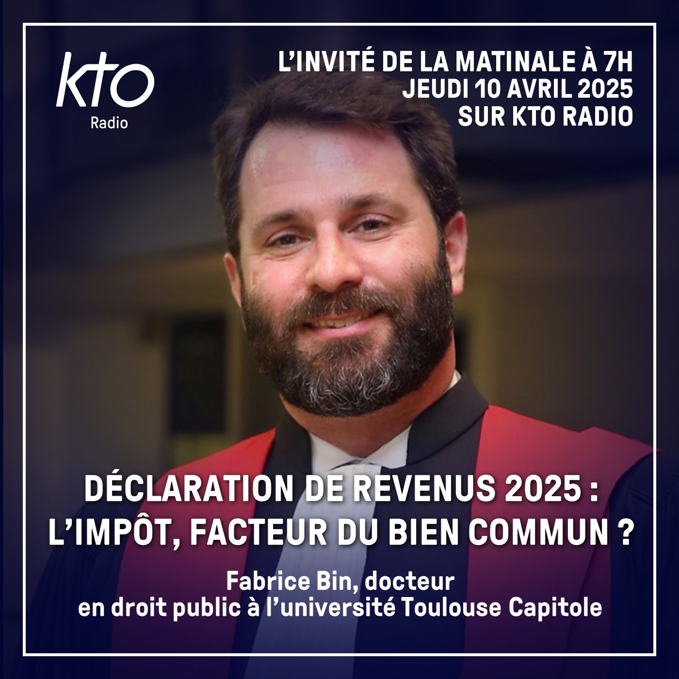Déclaration de revenus 2025 : l’impôt, facteur du bien commun ? episode artwork