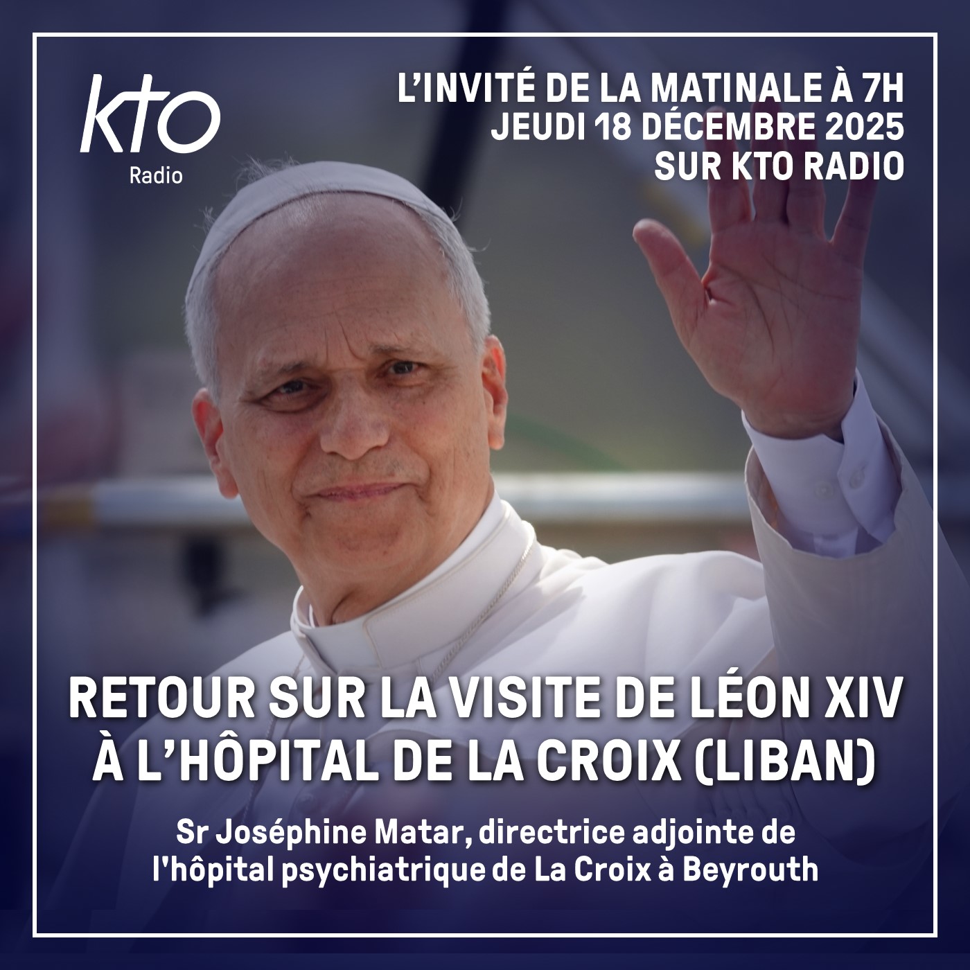 Retour sur la visite de Léon XIV à l’hôpital de La Croix (Liban) episode artwork