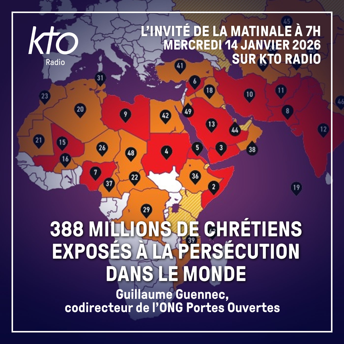 388 millions de chrétiens exposés à la persécution dans le monde episode artwork