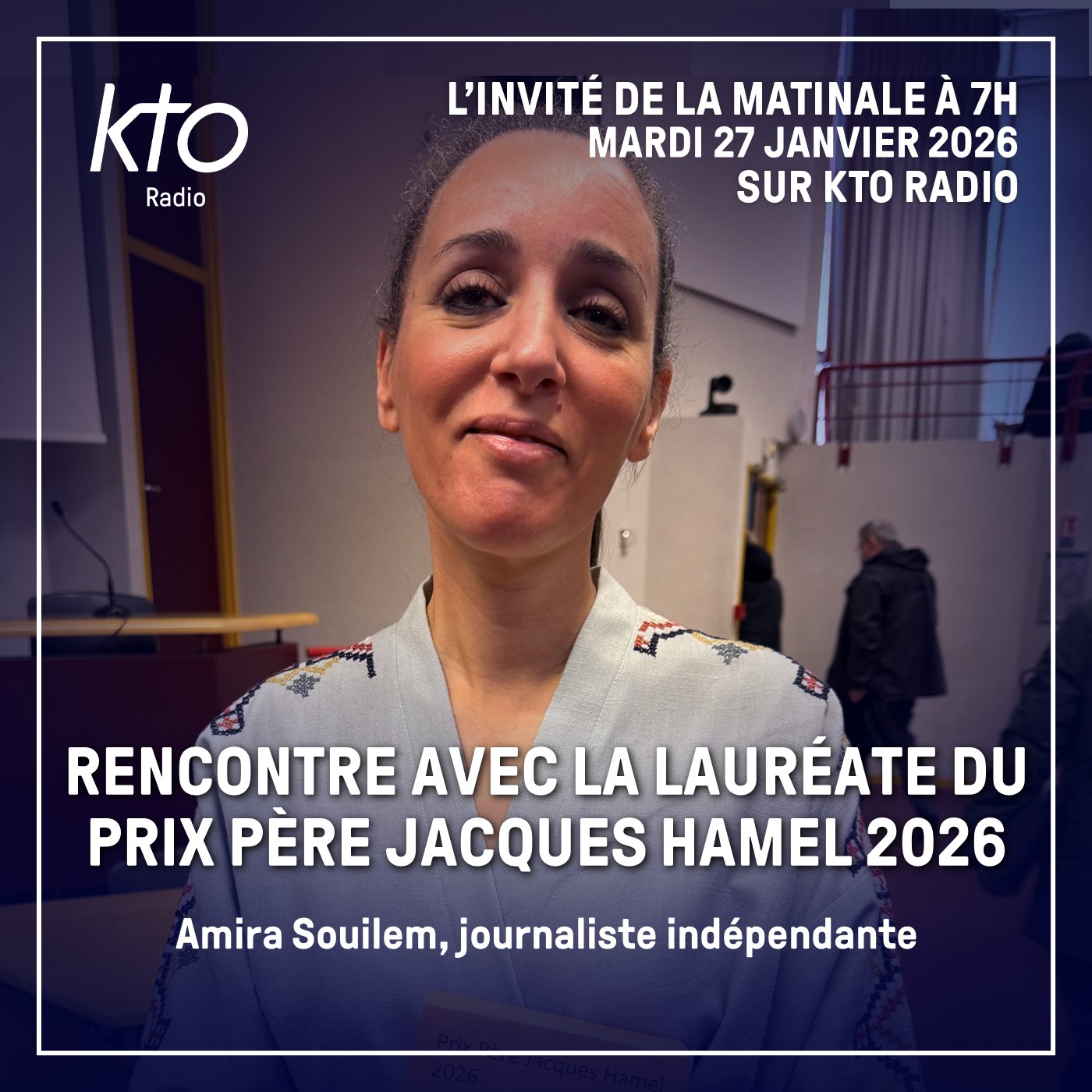Rencontre avec la lauréate du Prix Père Jacques Hamel 2026 episode artwork