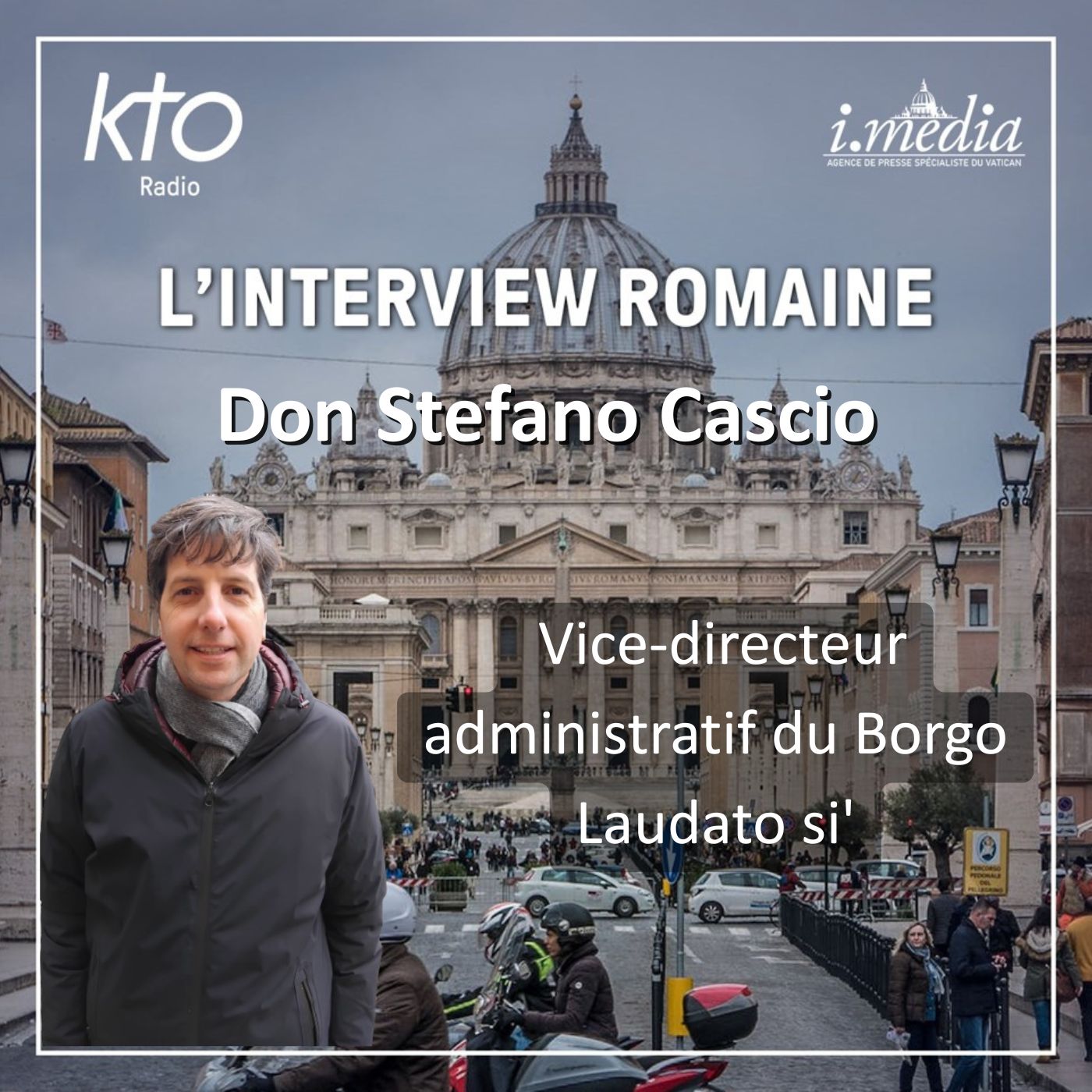 Don Stefano Cascio, vice-directeur administratif du Borgo Laudato si’ episode artwork