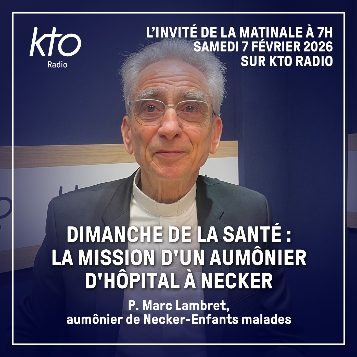 Dimanche de la santé : la mission d’un aumônier d’hôpital à Necker episode artwork