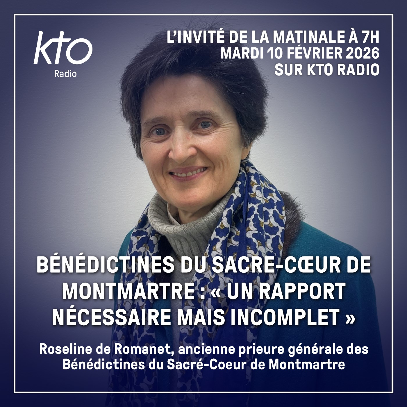 Bénédictines du Sacré-Coeur de Montmartre :« un rapport nécessaire mais incomplet » episode artwork