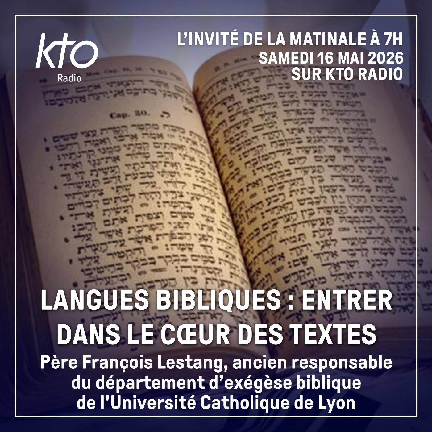Langues bibliques : entrer dans le coeur du texte episode artwork