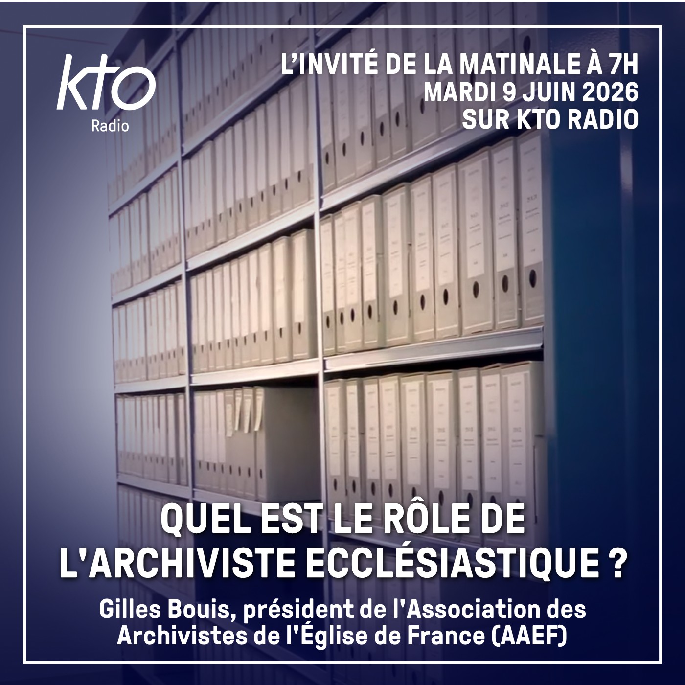 Quel est le rôle de l’archiviste ecclésiastique ? episode artwork
